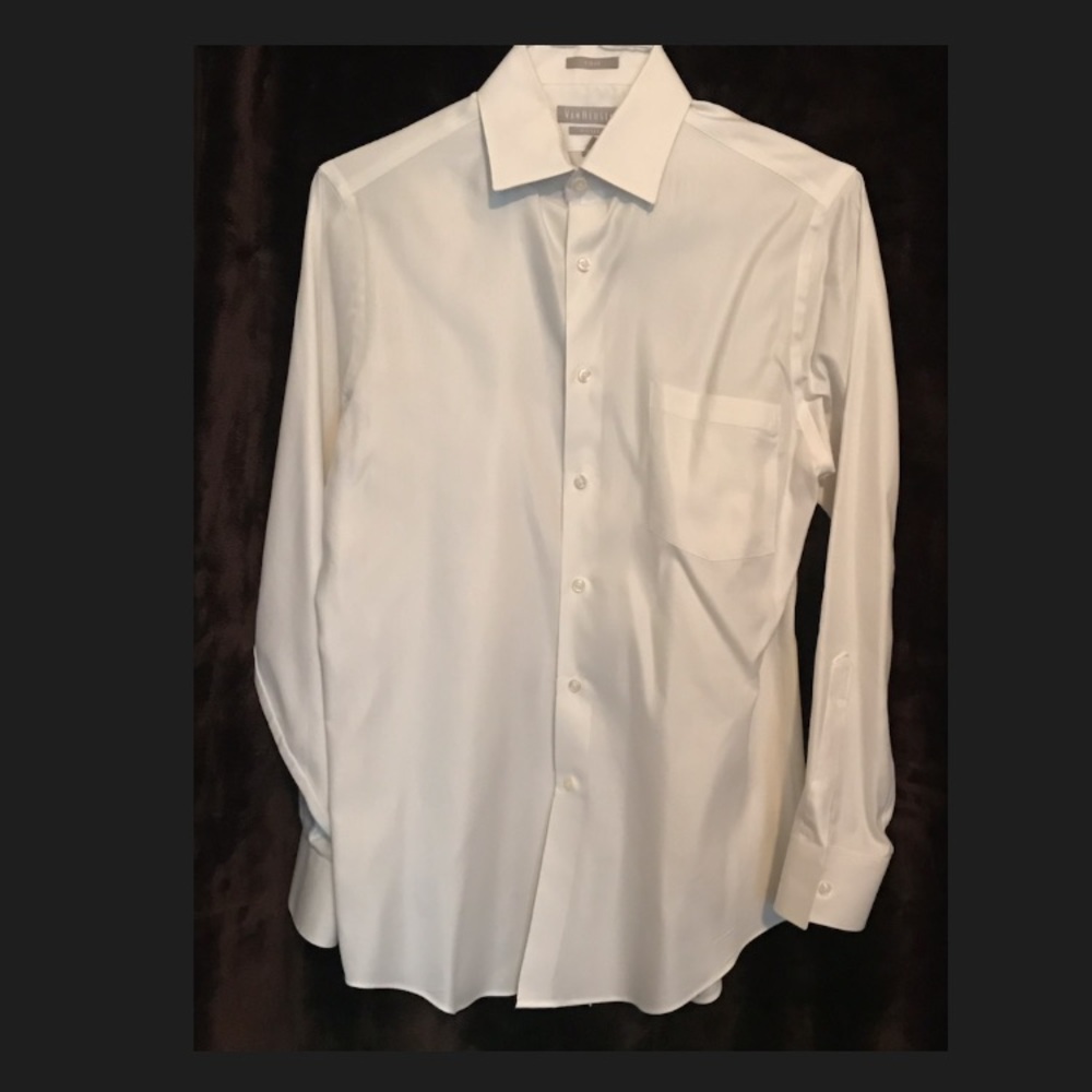 Van Heusen pique fabric dress shirt